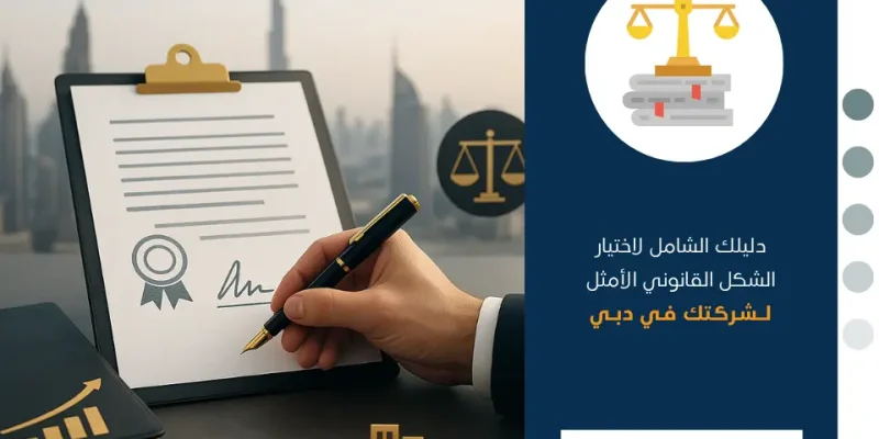 دليلك الشامل لاختيار الشكل القانوني الأمثل لشركتك في دبي 1 اختيار الشكل القانوني الأمثل لشركتك في دبي